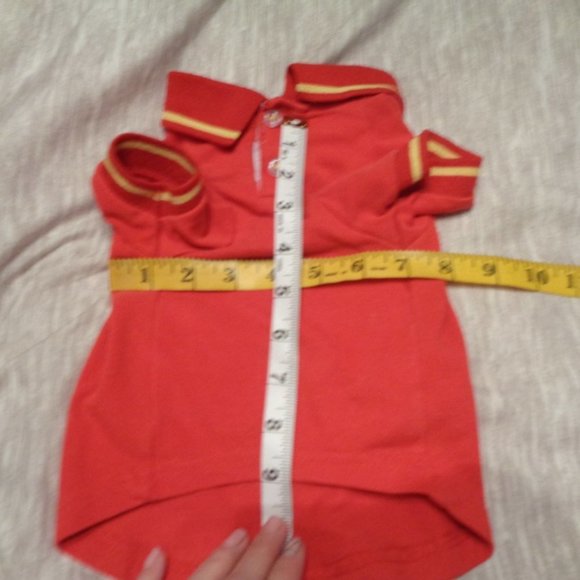 Top Paw Dog Red Polo Size Medium - Picture 8 of 9